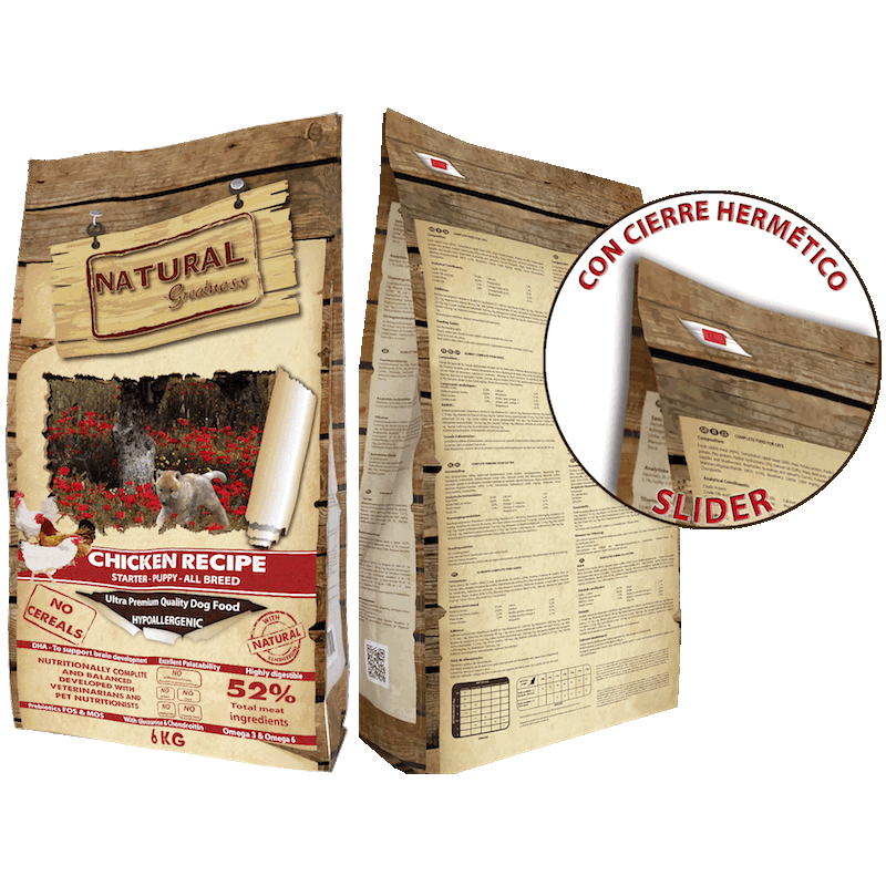 Natural Greatness Receta de Pollo – Pienso sin cereales para cachorros - Imagen 3