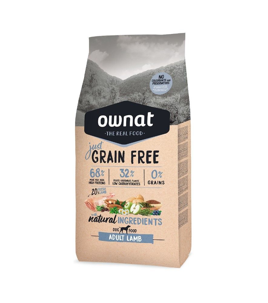 Ownat Just Grain Free Lamb pienso