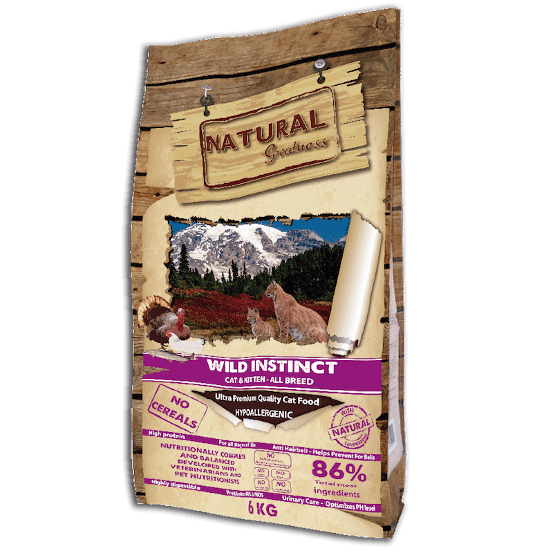 Natural Greatness Cat & Kitten pienso sin cereales para gatos y gatitos