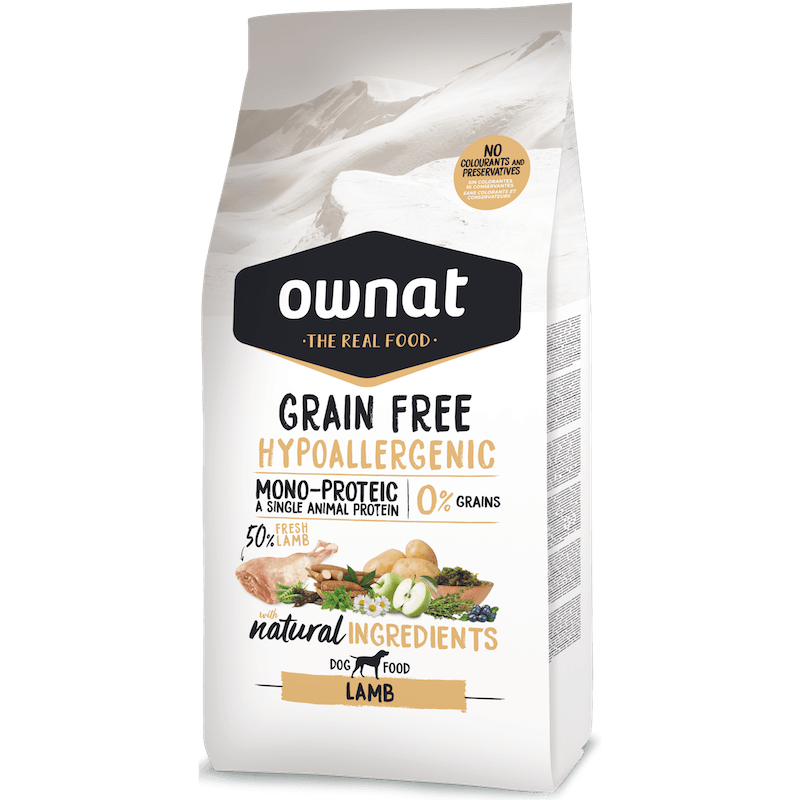 Ownat Grain Free Hypoallergenic Lamb pienso