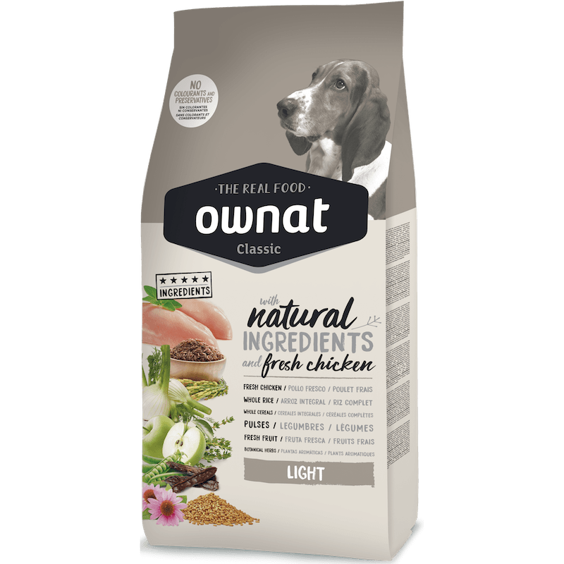 Ownat Classic Light pienso light para perros adultos