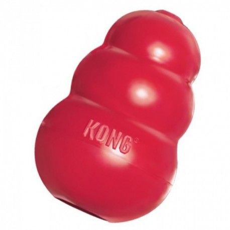 kong classic rojo juguete de goma para perros