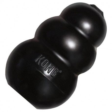 kong extreme negro juguete de goma ultrarresistente para perros