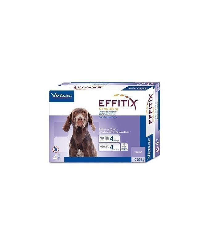 EFFITIX M pipetas antiparasitarias para perros grandes de 10 a 20 kg