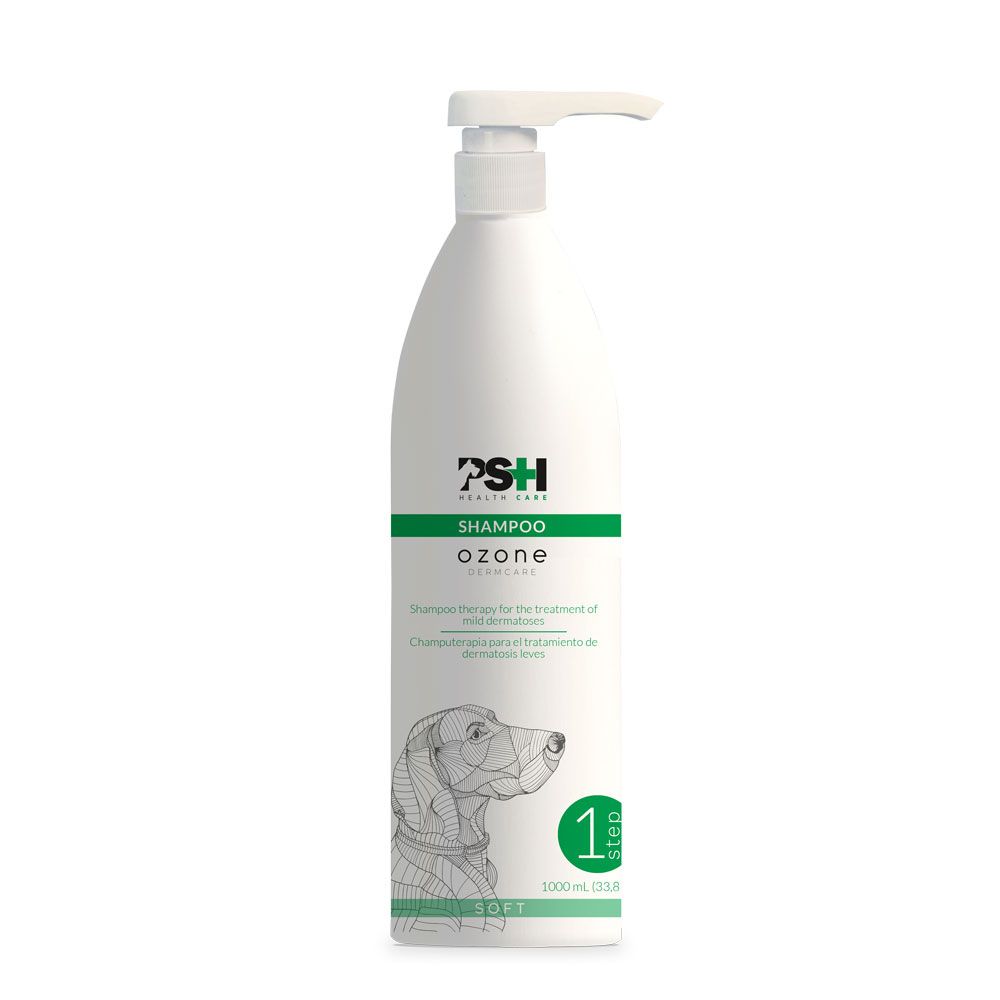 Champú PSH Ozone Soft para perros con dermatitis y piel sensible