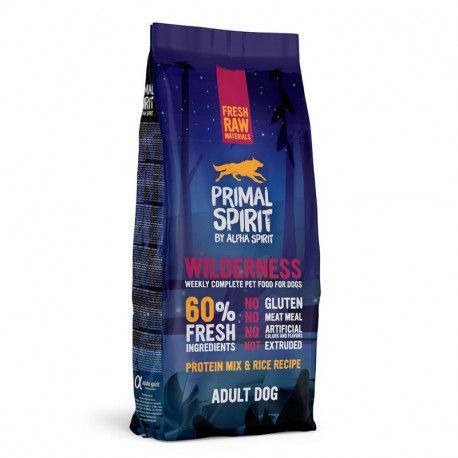 Primal Spirit 60% Wilderness pienso natural para perros 12kg