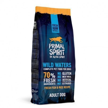 Primal Spirit 70% Wild Waters pienso natural para perros 12kg